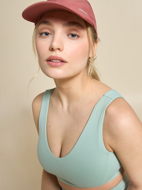 Sujetador deportivo cruzado en la espalda sujeción media - (ekstract) - Kiabi Sujetador deportivo cruzado en la espalda sujeción media - (ekstract) - Kiabi