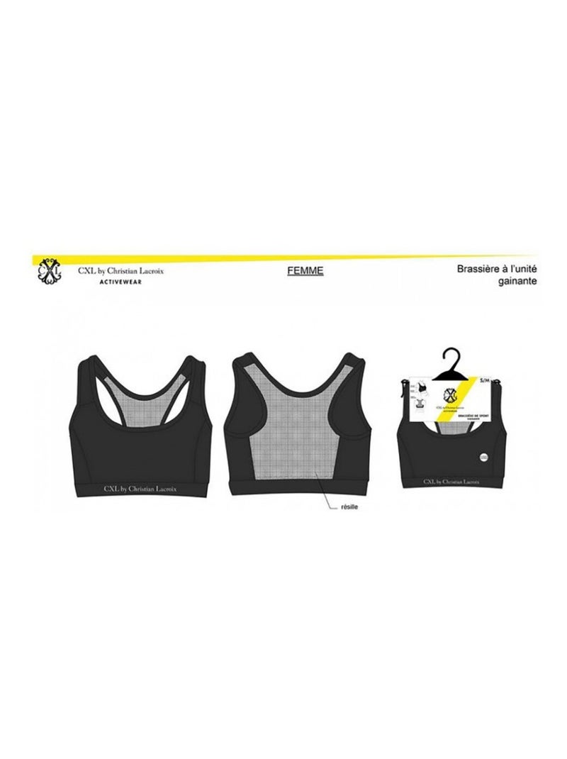 Sujetador deportivo CXL BY LACROIX Negro Gris - Kiabi