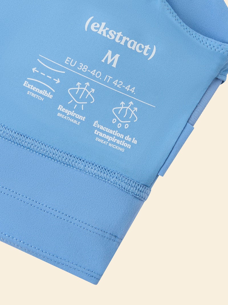 Sujetador deportivo de sujeción ligera - (ekstract) Azul - Kiabi