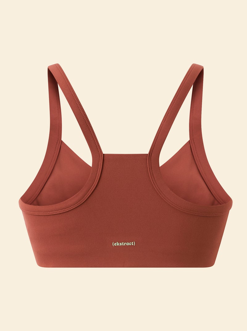 Sujetador deportivo de sujeción ligera - (ekstract) Marron - Kiabi