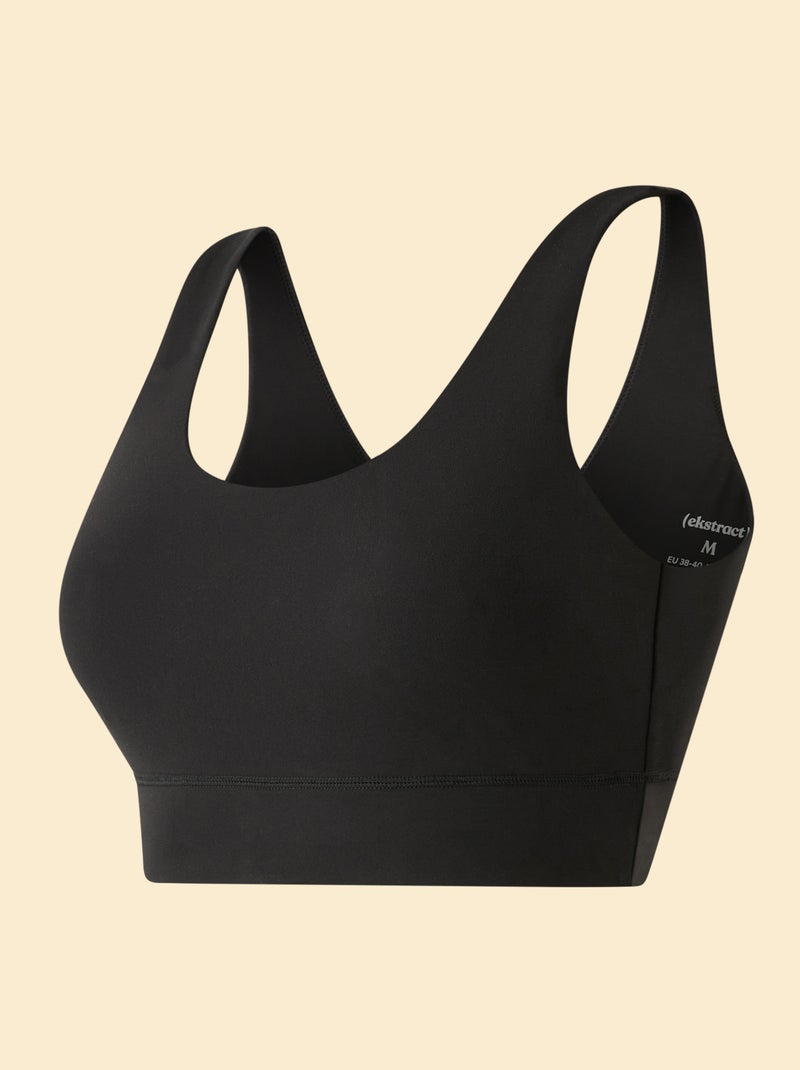 Sujetador deportivo de sujeción ligera - (ekstract) Negro - Kiabi