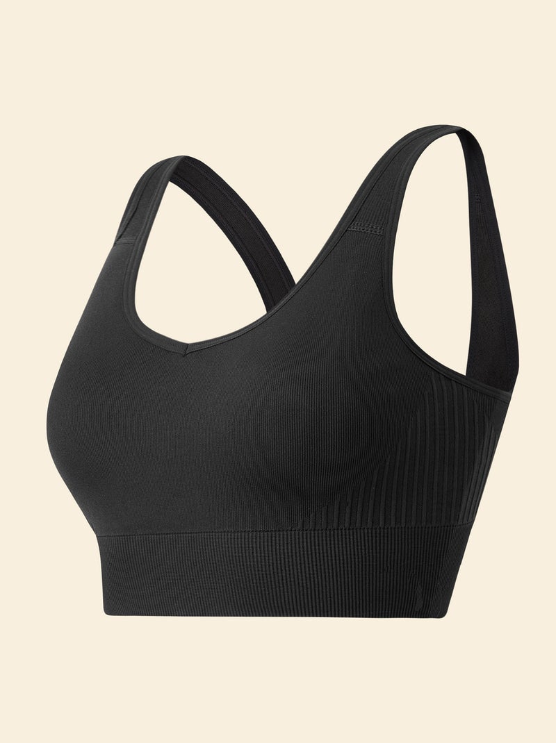 Sujetador deportivo de sujeción ligera - (ekstract) Negro - Kiabi