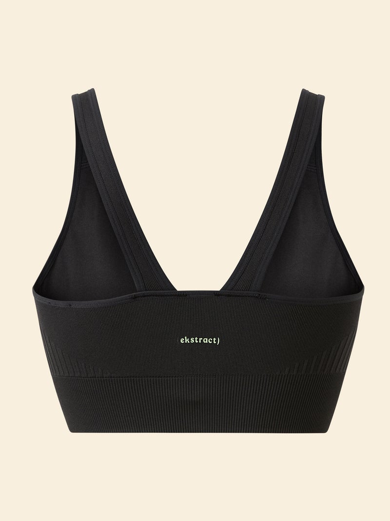 Sujetador deportivo de sujeción ligera - (ekstract) Negro - Kiabi
