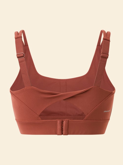 Sujetador deportivo efecto retorcido en la espalda sujeción fuerte - (ekstract) - Kiabi Sujetador deportivo efecto retorcido en la espalda sujeción fuerte - (ekstract) - Kiabi