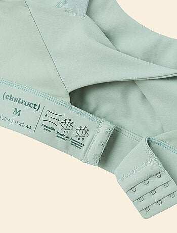 Sujetador deportivo efecto retorcido en la espalda sujeción fuerte - (ekstract)