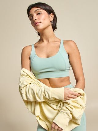 Sujetador deportivo efecto retorcido en la espalda sujeción fuerte - (ekstract)