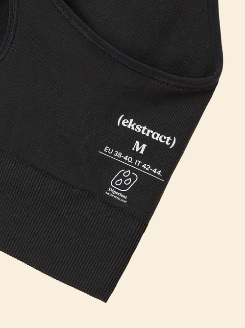 Sujetador deportivo en canalé de sujeción ligera - (ekstract) - Kiabi