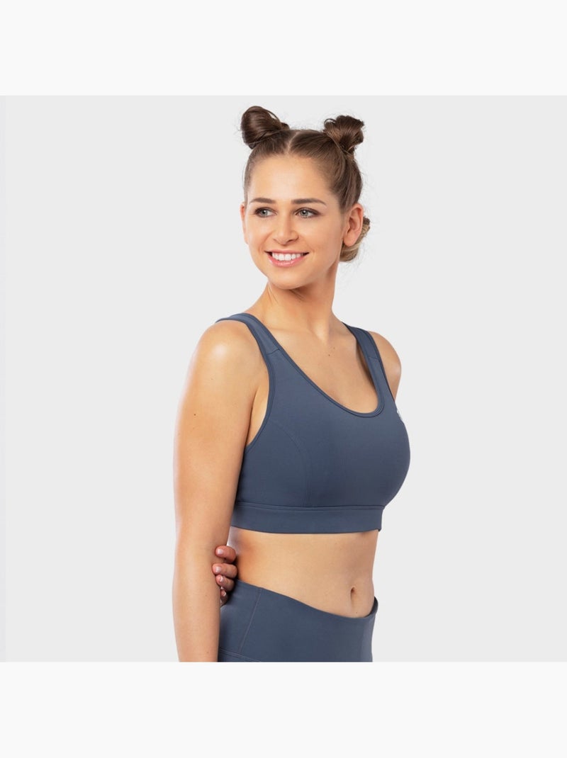 Sujetador deportivo fitness mujer air flow+ Azul - Kiabi