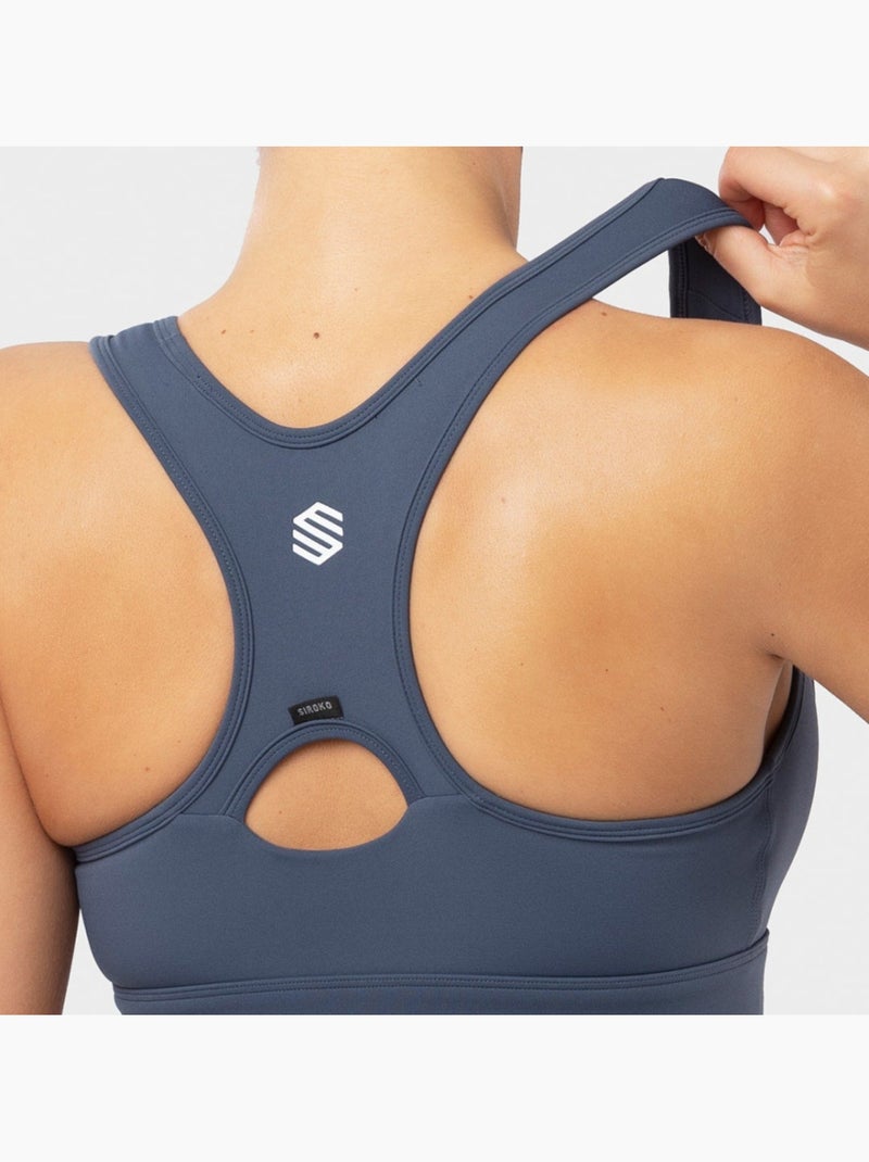 Sujetador deportivo fitness mujer air flow+ Azul - Kiabi