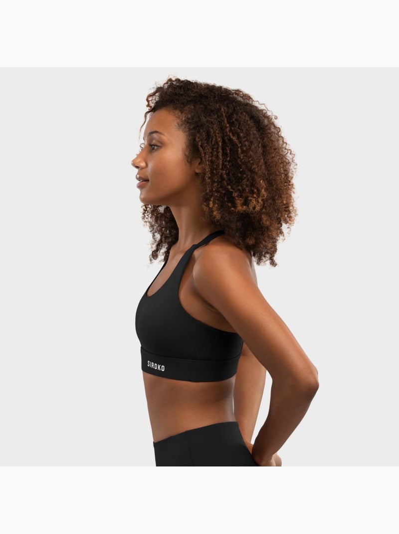 Sujetador deportivo fitness mujer balance Negro - Kiabi