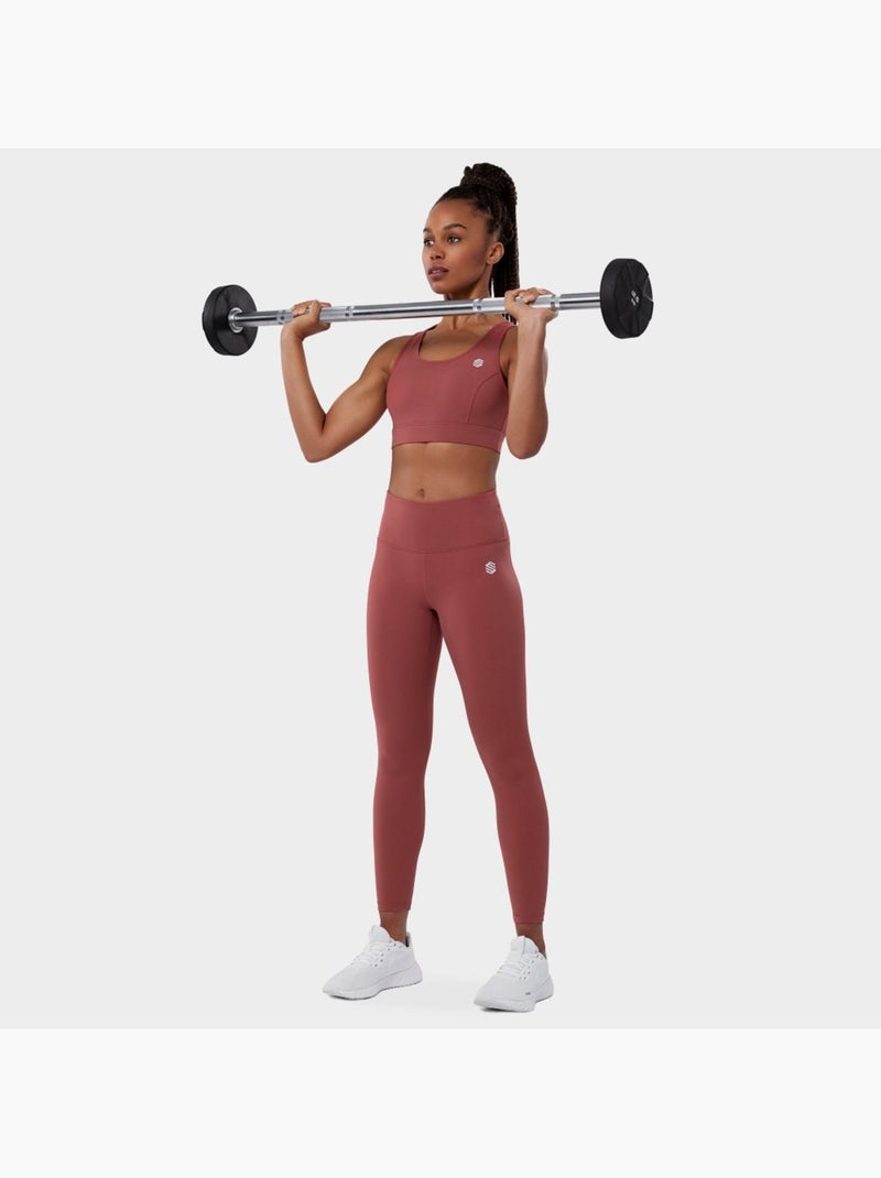 Sujetador deportivo fitness mujer effort Terracota - Kiabi