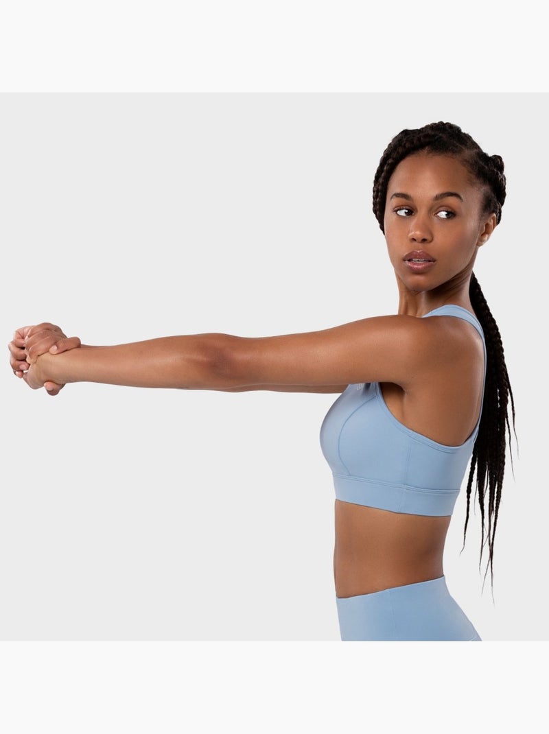 Sujetador deportivo fitness mujer rain Azul grisáceo - Kiabi