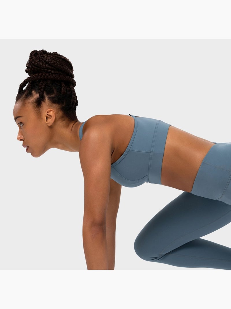 Sujetador deportivo fitness mujer start Azul - Kiabi