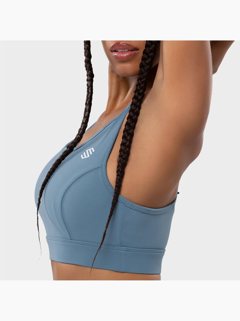 Sujetador deportivo fitness mujer start Azul - Kiabi