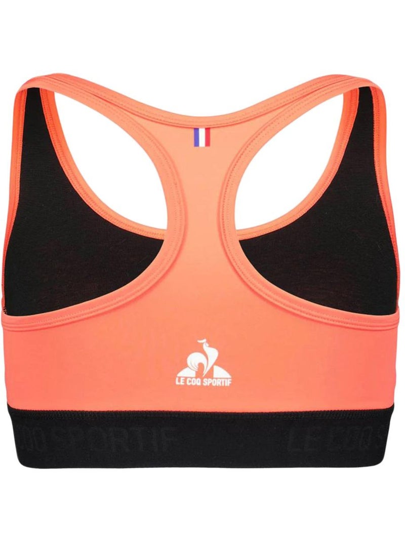 Sujetador Deportivo Le Coq Sportif para Mujer Naranja - Kiabi