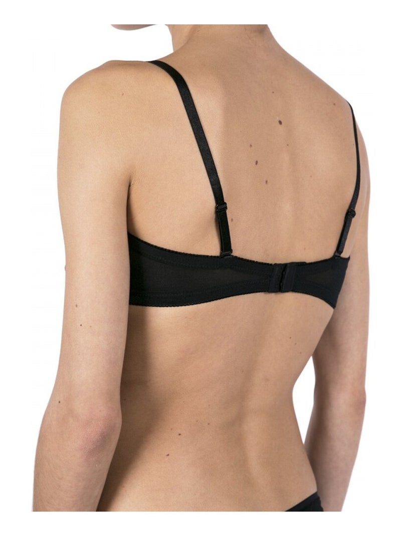 Sujetador Deportivo Microfibra Negro - Kiabi