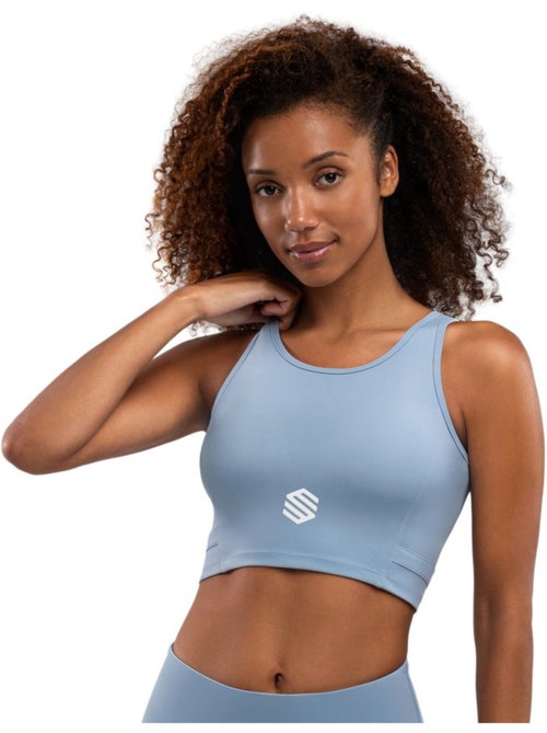 Sujetador deportivo mujer fitness mujer crunch - Kiabi