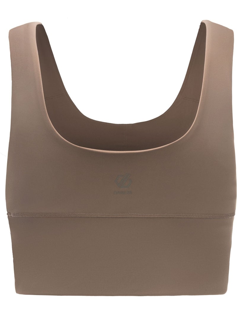 Sujetador deportivo refresh para mujer - dare 2b Marrón claro - Kiabi