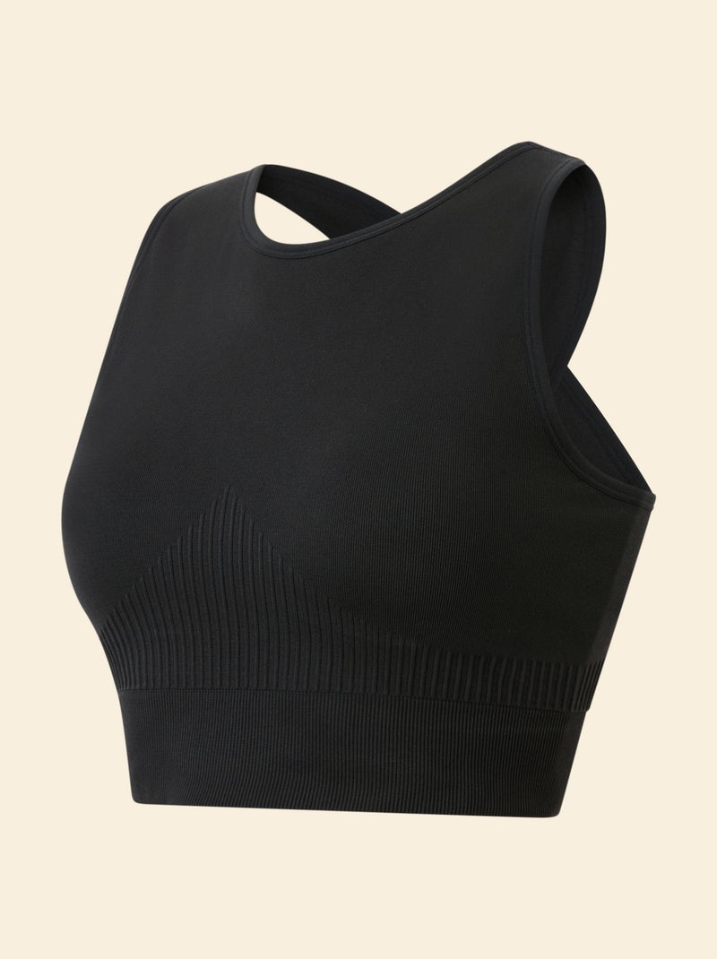 Sujetador deportivo sin costuras - (ekstract) Negro - Kiabi