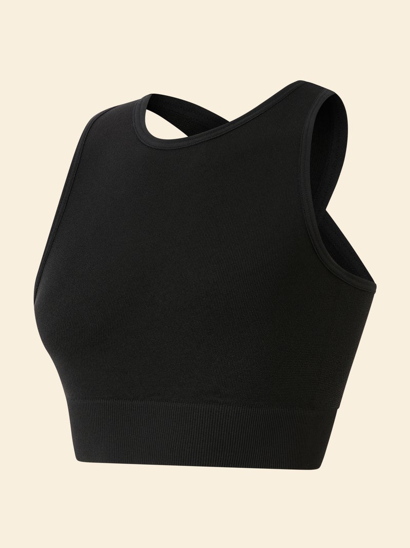 Sujetador deportivo sin costuras - (ekstract) Negro - Kiabi