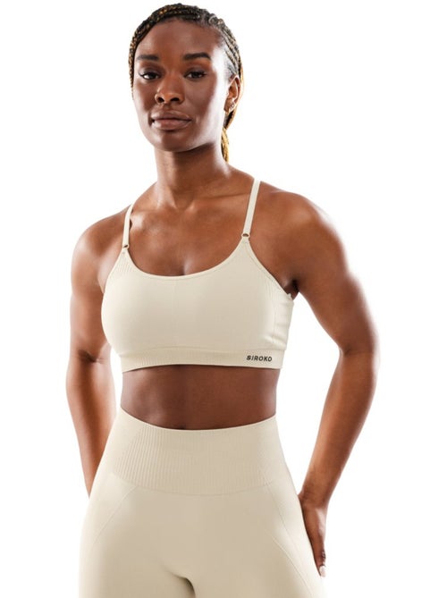 Sujetador deportivo sin costuras mujer fitness mujer spark - Kiabi