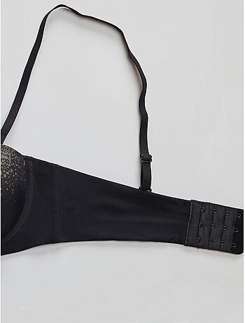 Sujetador desmontable de capacidad con aro y foam, de jacquard degradado