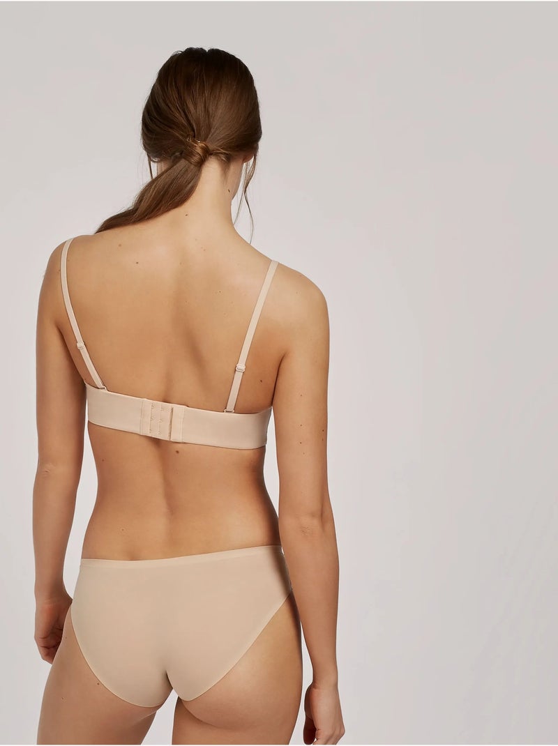 Sujetador desmontable de capacidad con aro y foam, de jacquard degradado Rosa - Kiabi