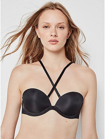 Sujetador desmontable push-up +1, con aro, foam y tirantes multiposición