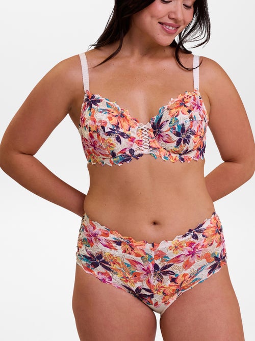 Sujetador envolvente de encaje con aros Arum 'Sans Complexe' - Kiabi