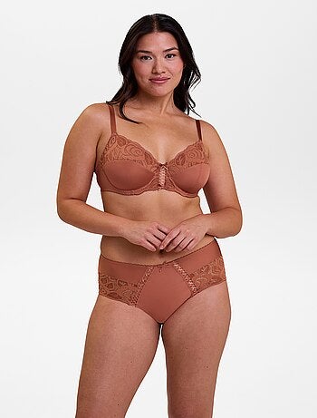 Sujetador envolvente de encaje con aros 'Wolf lingerie'