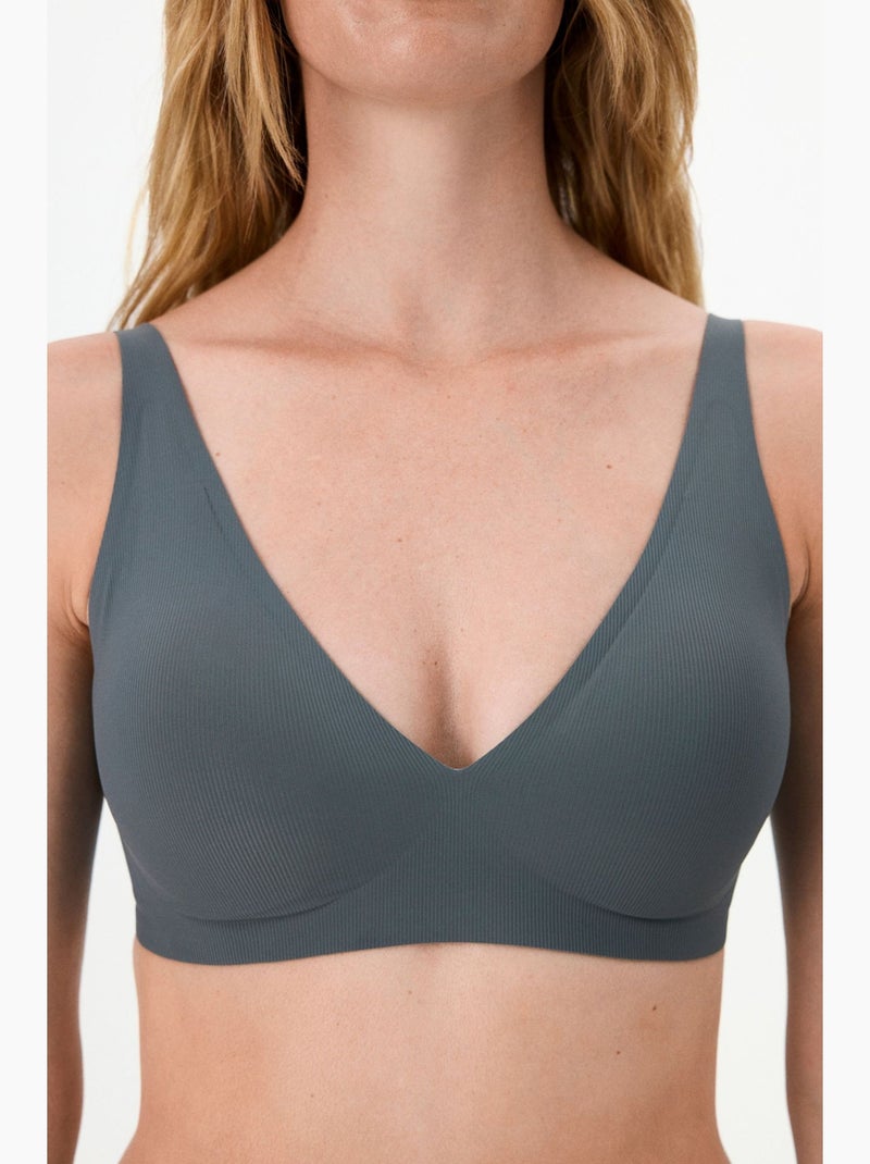 Sujetador fit decolette acolchado invisible penti Gris - Kiabi