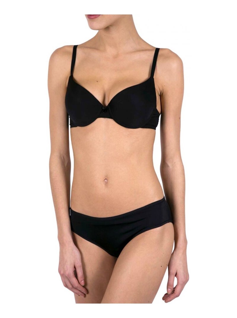 Sujetador microfibra Negro - Kiabi