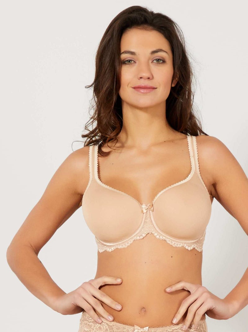 Sujetador moldeador Flower Elegance de 'Playtex' beige - Kiabi