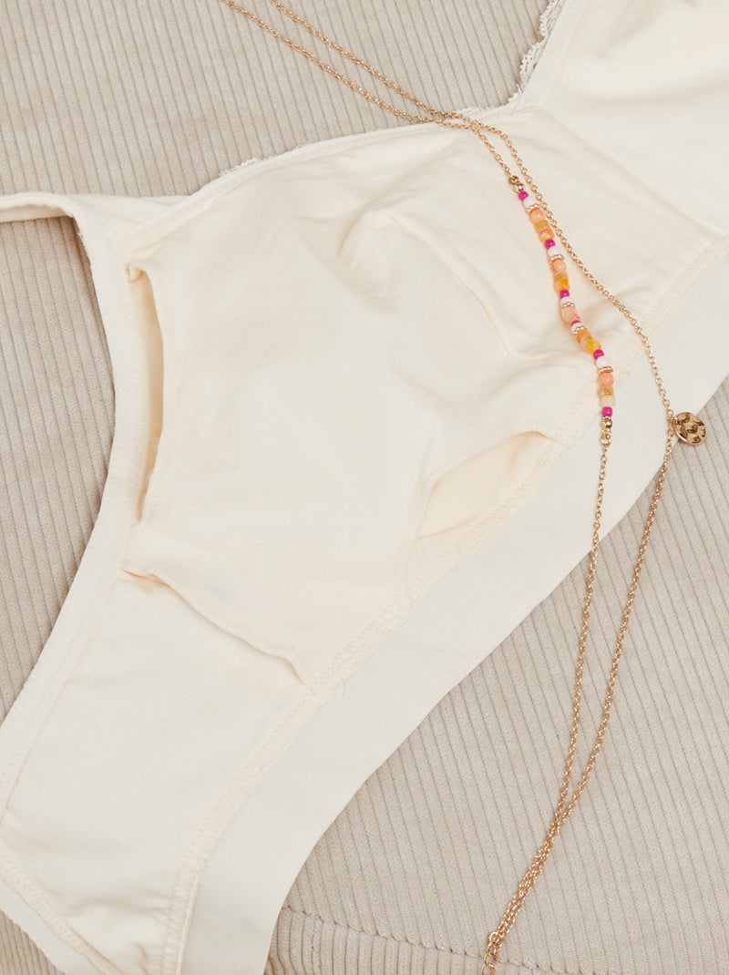 Sujetador posoperatorio BEIGE - Kiabi