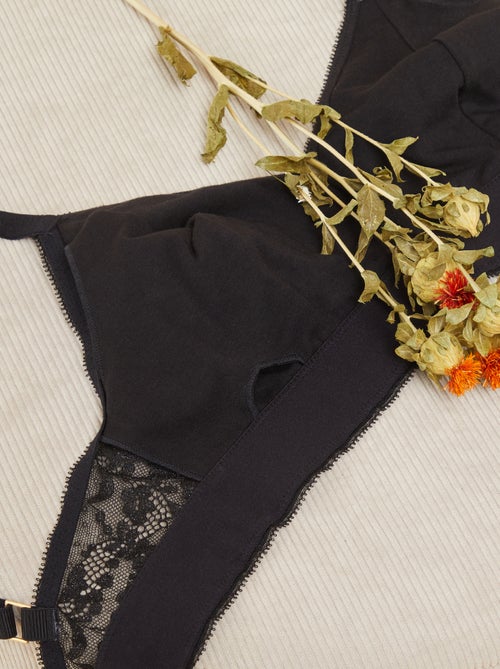 Sujetador posoperatorio con brillos - Octubre rosa - Kiabi