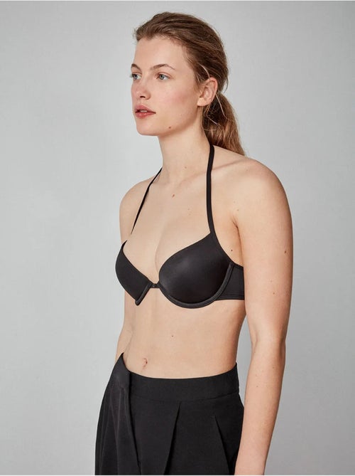 Sujetador push-up +1 con aro, foam y tirantes multiposición - Kiabi