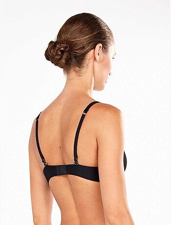 Sujetador push-up +2 con aro, foam y opción espalda cruzada