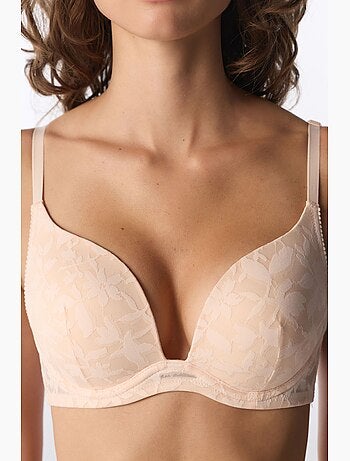 Sujetador push-up floral denso y claro penti