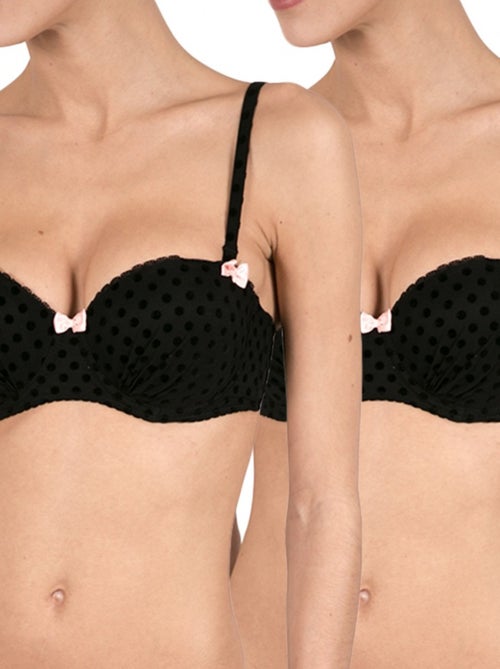 Sujetador push-up mujer pack de 2 - Kiabi