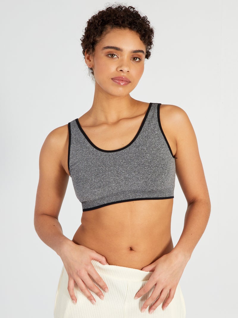 Sujetador reversible - colección fácil de poner negro - Kiabi