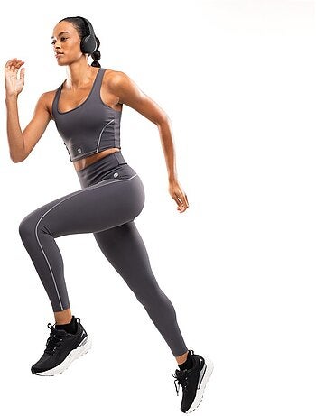 Sujetador running mujer mujer angkor dark gray
