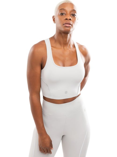 Sujetador running mujer mujer angkor light gray - Kiabi