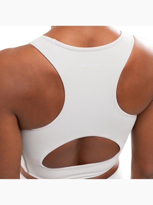 Sujetador running mujer mujer angkor light gray - Kiabi