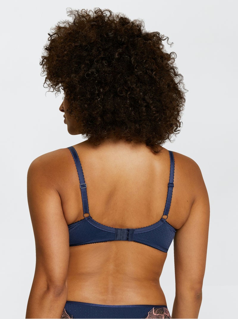 Sujetador 'Sans Complexe' de encaje AZUL - Kiabi