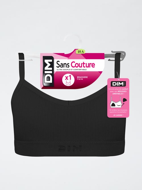 Sujetador sin costuras en algodón liso DIM - Kiabi