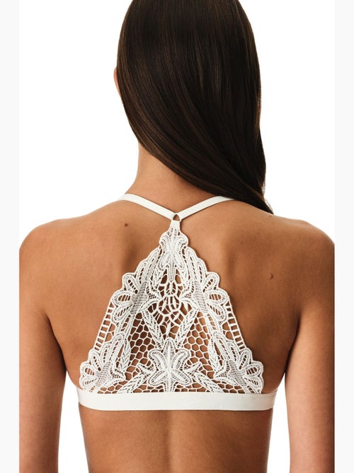 Sujetador triangular con espalda de crochet penti - Kiabi