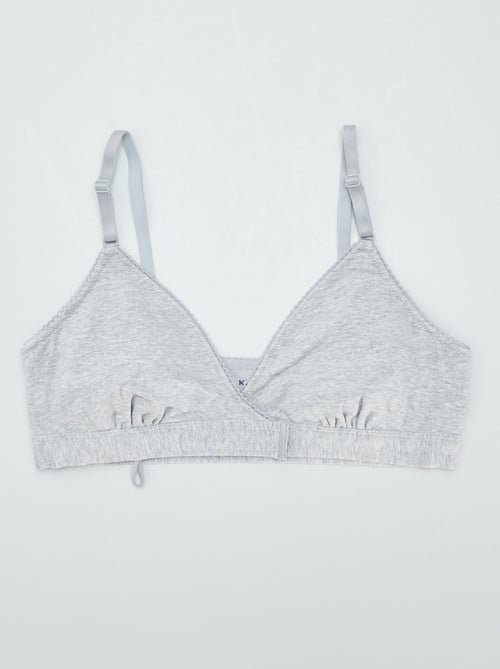Sujetador triangular sin aros - colección fácil de poner - Kiabi