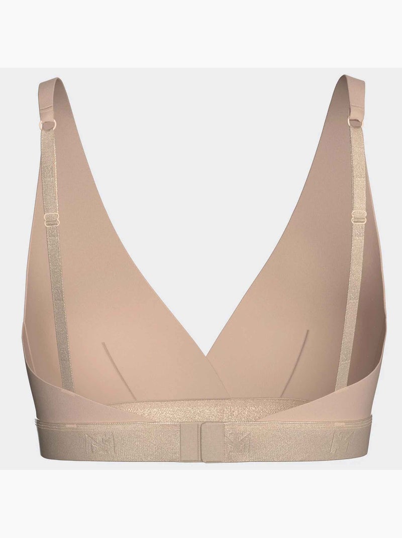 Sujetador triangular sin aros segunda piel | Impetus Beige - Kiabi
