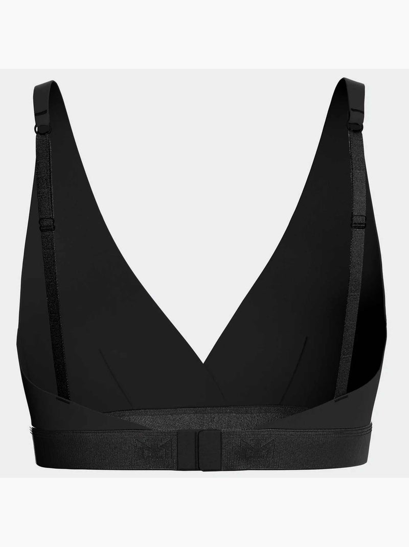 Sujetador triangular sin aros segunda piel | Impetus Negro - Kiabi