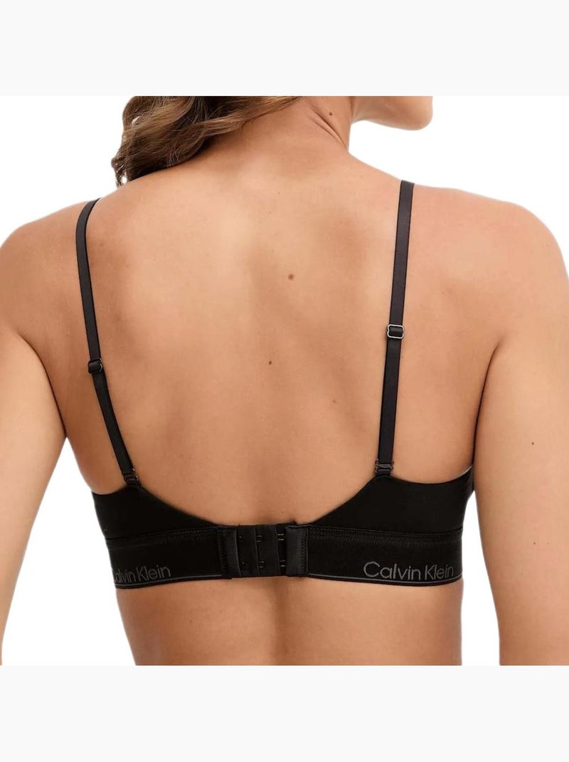 Sujetador Triángulo Calvin Klein Jeans Ligeramente Forrado para Mujer Negro - Kiabi
